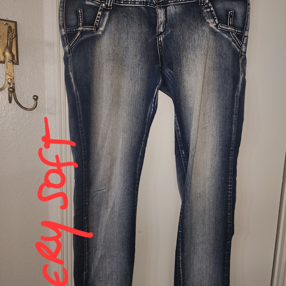 PLAYBOY Women's Distressed Dark Blue Skinny Jeans